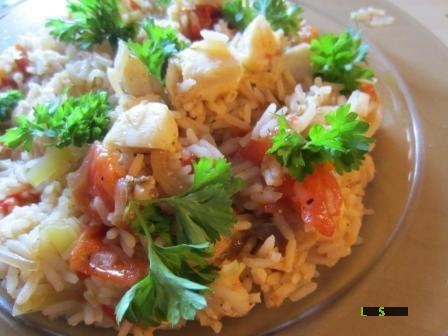Рыбный плов или а-ля паэлья