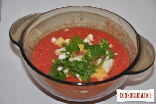 Gazpacho (cold tomato soup)