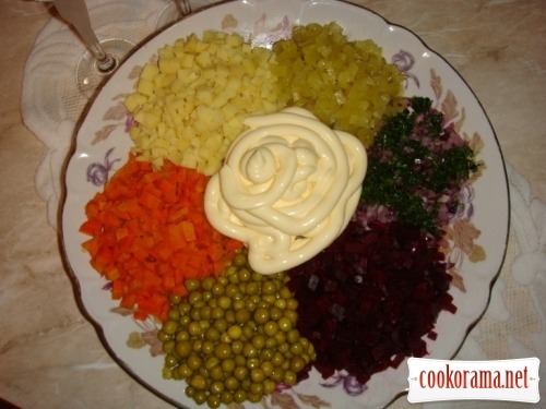 Salad «Seven colors»