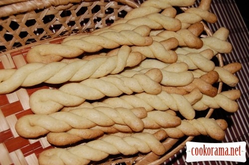 Twisted butter cookies