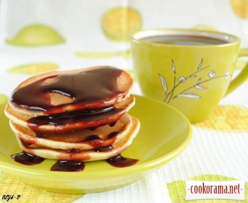 Mini-pancakes for breakfast