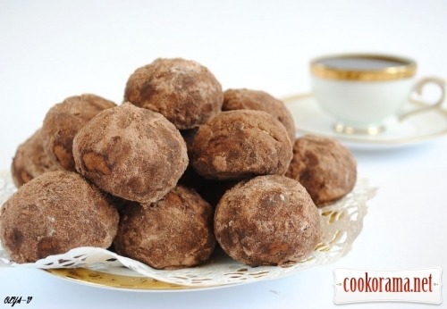 Cookies «chocolate-nut truffles»