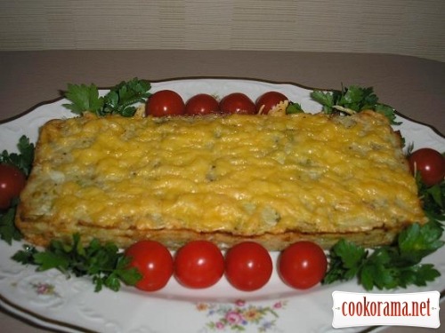 Casserole with cabbage