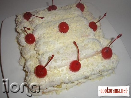 Cake from Savoiardi