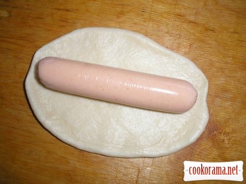 Sausage in dough