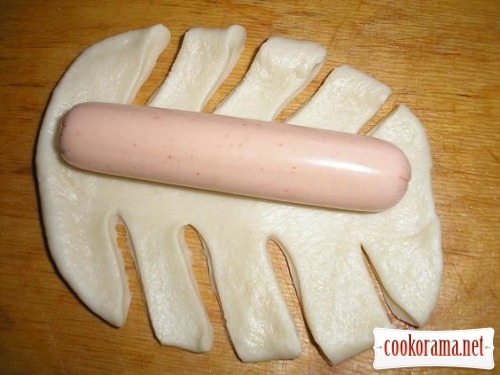 Sausage in dough