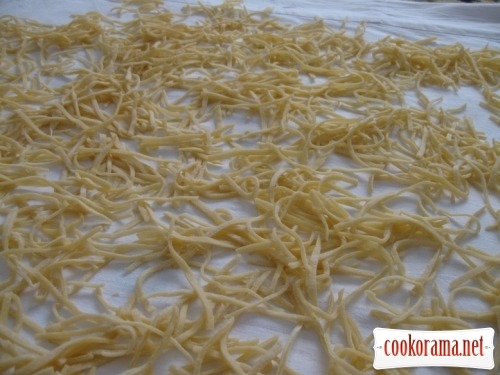 Homemade noodles