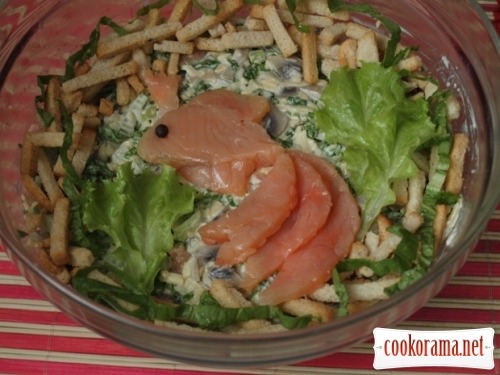 Salad «Golden fish»